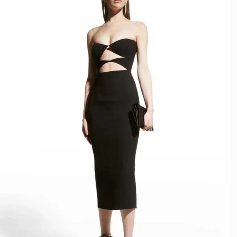 NWT ALEX PERRY Hale Cut Out Dress (Size US 8/UK 12)